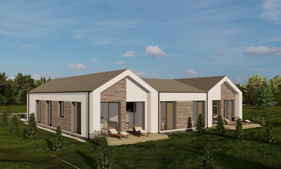 Parduodamas namas Žemoji g., Didžiosios Riešės mstl., Vilniaus r. sav., 114.71 m2 ploto, 1 aukštai 21