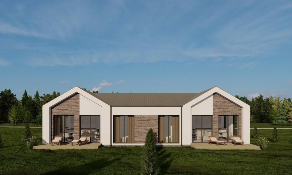 Parduodamas namas Žemoji g., Didžiosios Riešės mstl., Vilniaus r. sav., 114.71 m2 ploto, 1 aukštai 23