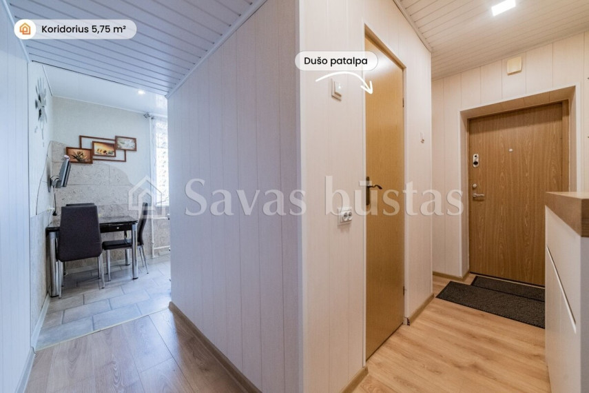 Parduodamas butas Vaižganto g., Radviliškio m., Radviliškio r. sav., 46.37 m2 ploto, 2 kambariai 11