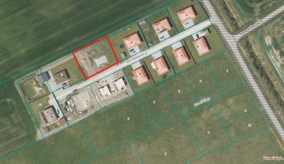 Parduodamas sklypas Jono Klimkaičio g., Voveriškių k., 11.92 a ploto 5
