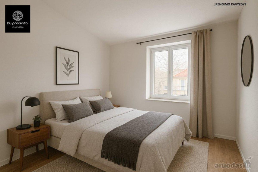 Parduodamas butas Birutės g., Šakių m., Šakių r. sav., 61.34 m² ploto 3 kambariai 3