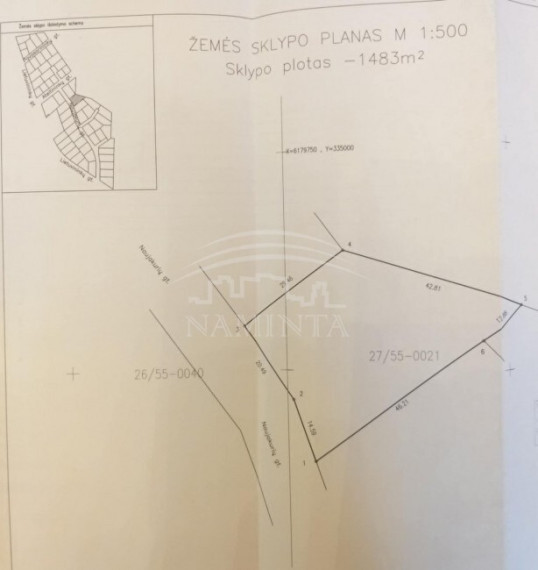 Parduodamas  sklypas Naujakurių g., Gargždų m., Klaipėdos r. sav., 14 a ploto 2