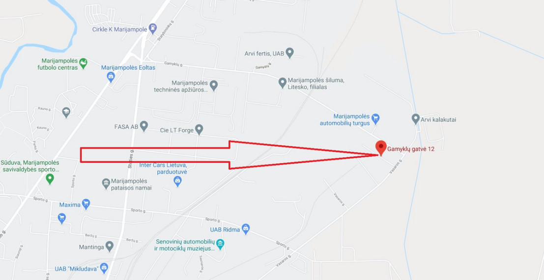 Nuomojamos administracinės patalpos Gamyklų g., Marijampolės m., Marijampolės sav., 505 m2 ploto 18