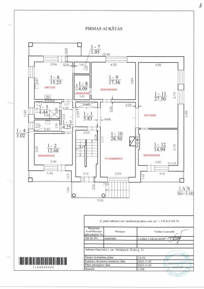 Parduodamas namas Dvaro g., Molainių k., Panevėžio r. sav., 280.80 m² ploto 5 kambariai 29