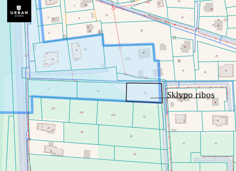 Parduodamas sklypas Slėnio g., Prūdiškių k., 10 a ploto 7