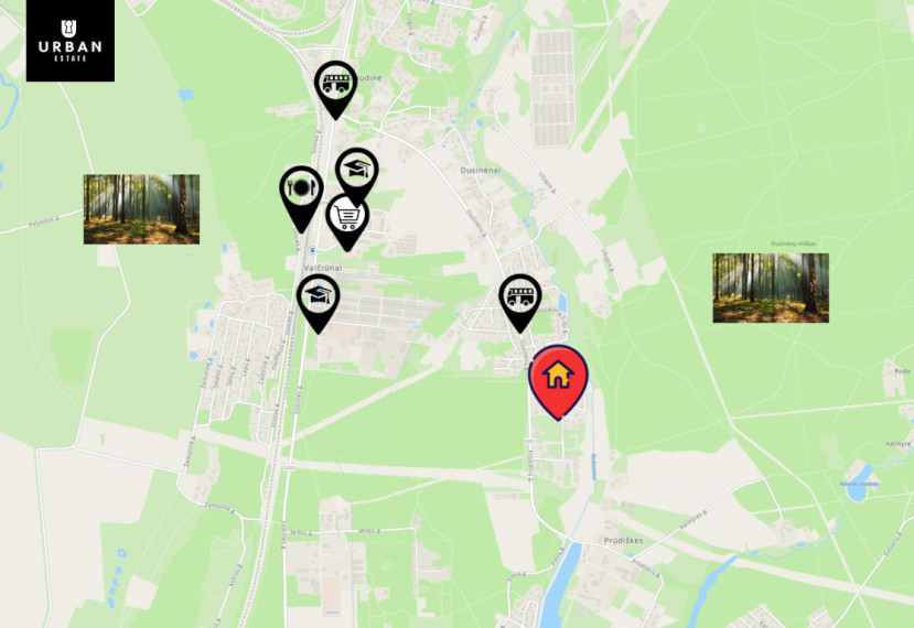Parduodamas sklypas Slėnio g., Prūdiškių k., 10 a ploto 16