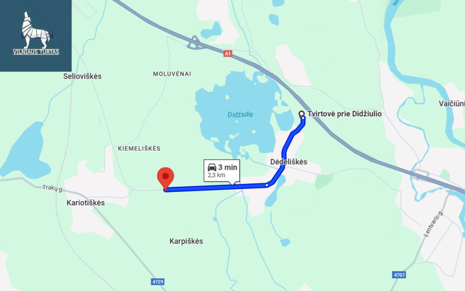 Parduodamas kitos paskirties sklypas Grigiškių g., Kiemeliškių k., Trakų r. sav., 99.06 a ploto 16