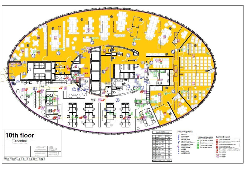 Nuomojamos administracinės patalpos Upės g., Žvėrynas, Vilniaus m., Vilniaus m. sav., 250 m2 ploto 17