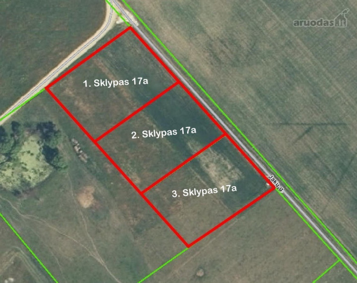 Parduodamas  sklypas Vladikiškių k., Kaišiadorių r. sav., 17 a ploto 1
