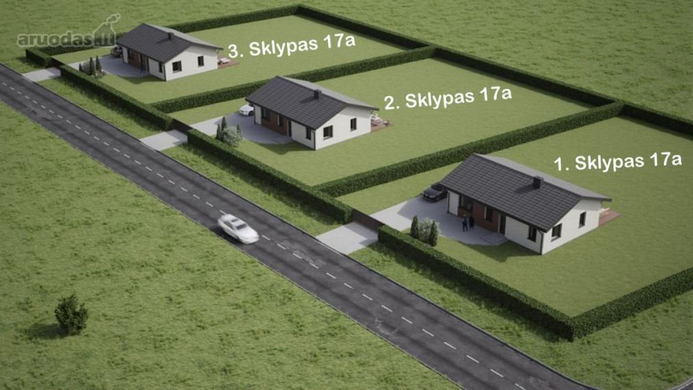 Parduodamas  sklypas Vladikiškių k., Kaišiadorių r. sav., 17 a ploto 2