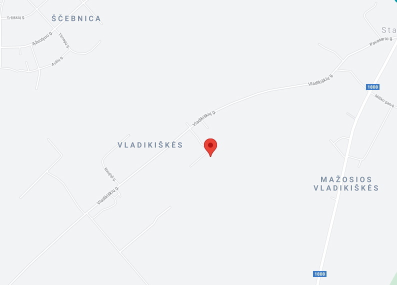 Parduodamas  sklypas Vladikiškių k., Kaišiadorių r. sav., 17 a ploto 5