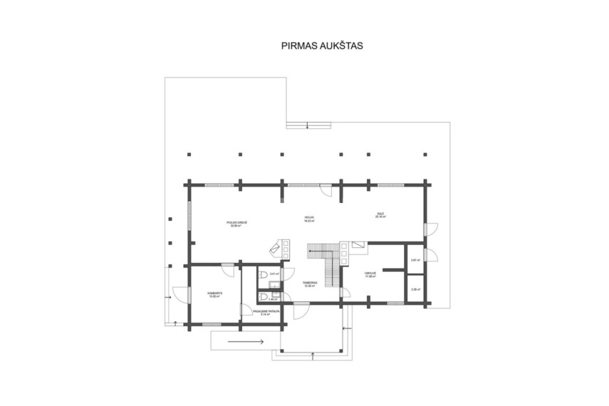 Parduodamas namas Žiedo g. , Virbališkių k., Kauno r. sav., 272.75 m2 ploto, 2 aukštai 26