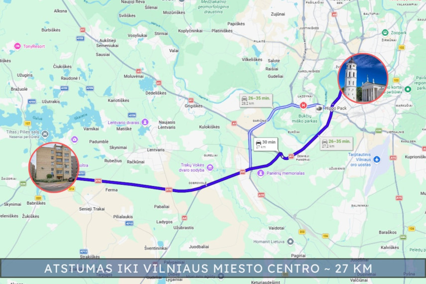 Parduodamas butas Birutės g., Trakų m., Trakų r. sav., 64.12 m2 ploto, 3 kambariai 19