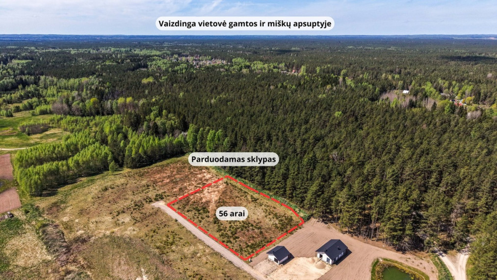 Parduodamas  sklypas Girdiškių g., Girdiškių vs., Vilniaus r. sav., 56 a ploto 1