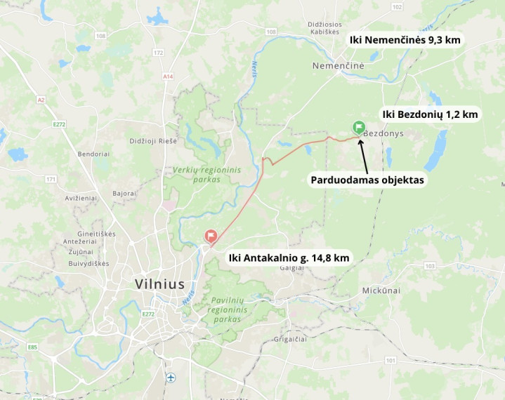 Parduodamas  sklypas Girdiškių g., Girdiškių vs., Vilniaus r. sav., 56 a ploto 10