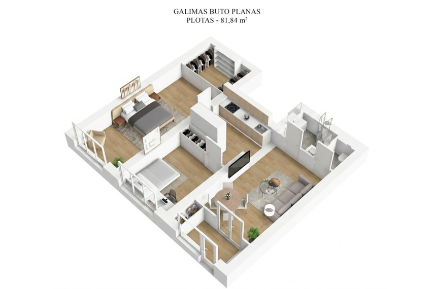 Parduodamos administracinės patalpos Vilniaus m. sav., Vilniaus m., Pašilaičiai, Laisvės pr. 117, 81.97 m2 ploto 20