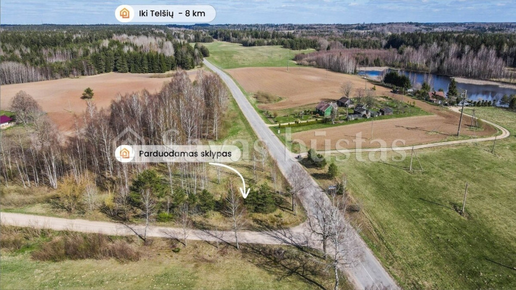 Parduodamas  sklypas Lieplaukės k., Telšių r. sav., 17 a ploto 4
