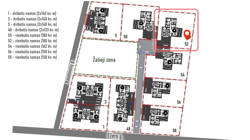 Parduodamas namas Ežero g., Didžiasalio k., Vilniaus r. sav., 180 m2 ploto, 1 aukštai 5