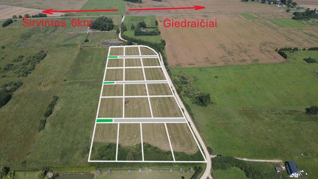 Parduodamas sklypas Vasaros g., Gavėnių k., Širvintų r. sav., 16 a ploto 6