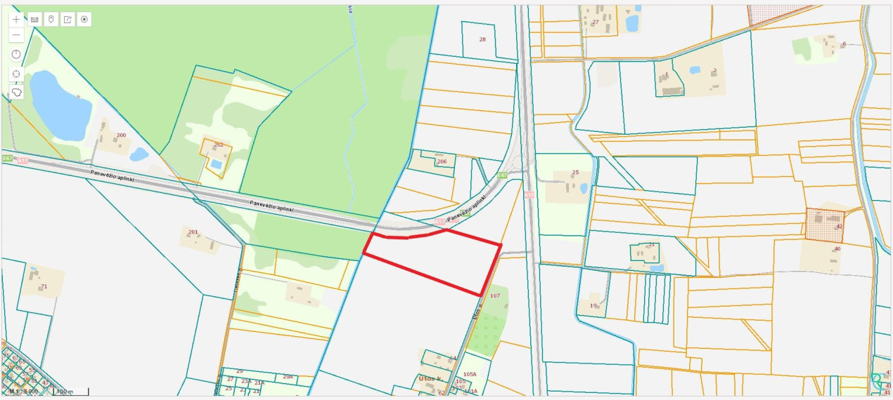 Parduodamas sklypas Ūtos g., Ūtos k., Panevėžio r. sav., 400 a ploto 12