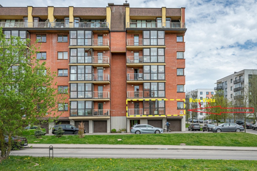 Parduodamas butas Dociškių g., Vilniaus m., Vilniaus m. sav., 53.72 m2 ploto, 2 kambariai 5