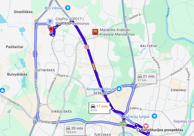 Parduodamas butas Dociškių g., Vilniaus m., Vilniaus m. sav., 53.72 m2 ploto, 2 kambariai 28