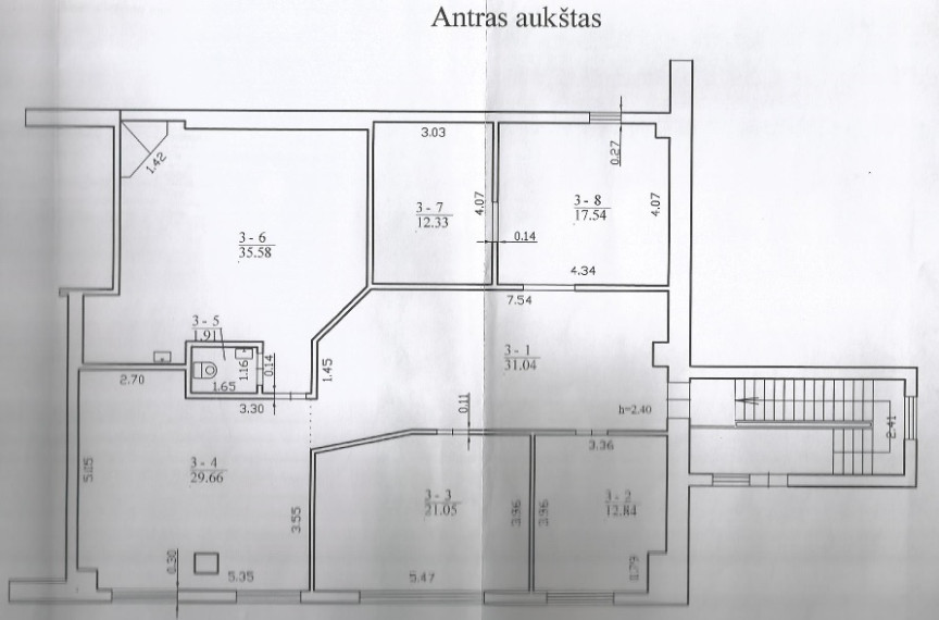 Parduodamos administracinės, kitos paskirties, paslaugų, prekybos patalpos Gardino g., Druskininkų m., Druskininkų sav., 162 m2 ploto 14