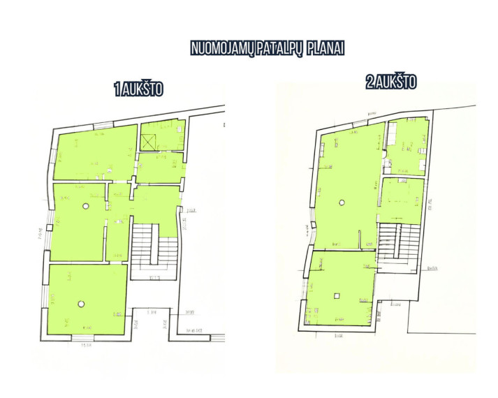 Nuomojamos administracinės, kitos paskirties, paslaugų, prekybos patalpos Tilžės g., Šiaulių m., Šiaulių m. sav., 68 m2 ploto 13