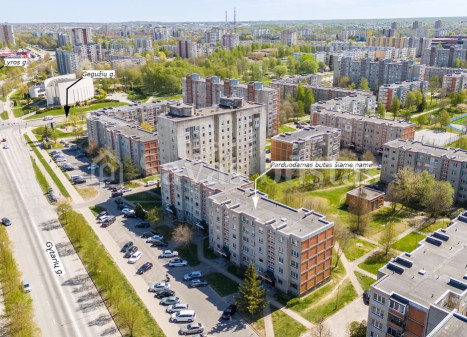 Parduodamas butas Gytarių g., Šiaulių m., Šiaulių m. sav., 36.43 m2 ploto, 1 kambariai