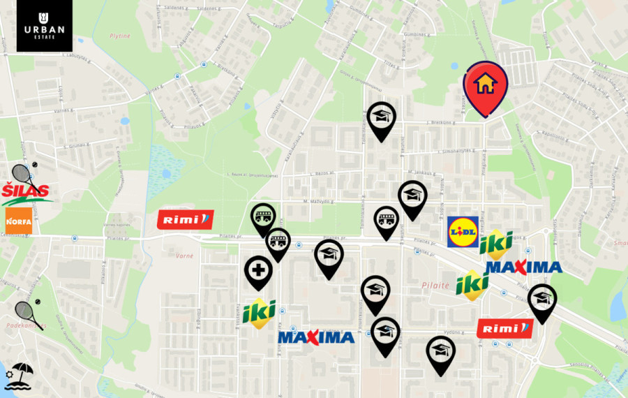 Parduodamas butas J. Bretkūno g., Pilaitėje, Vilniuje, 39.49 kv.m ploto, 2 kambariai 23