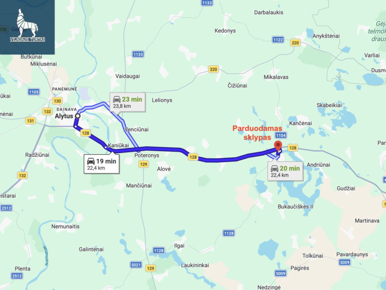 Parduodamas  sklypas Vytauto g., Daugų k., Alytaus r. sav., 4.24 a ploto 19