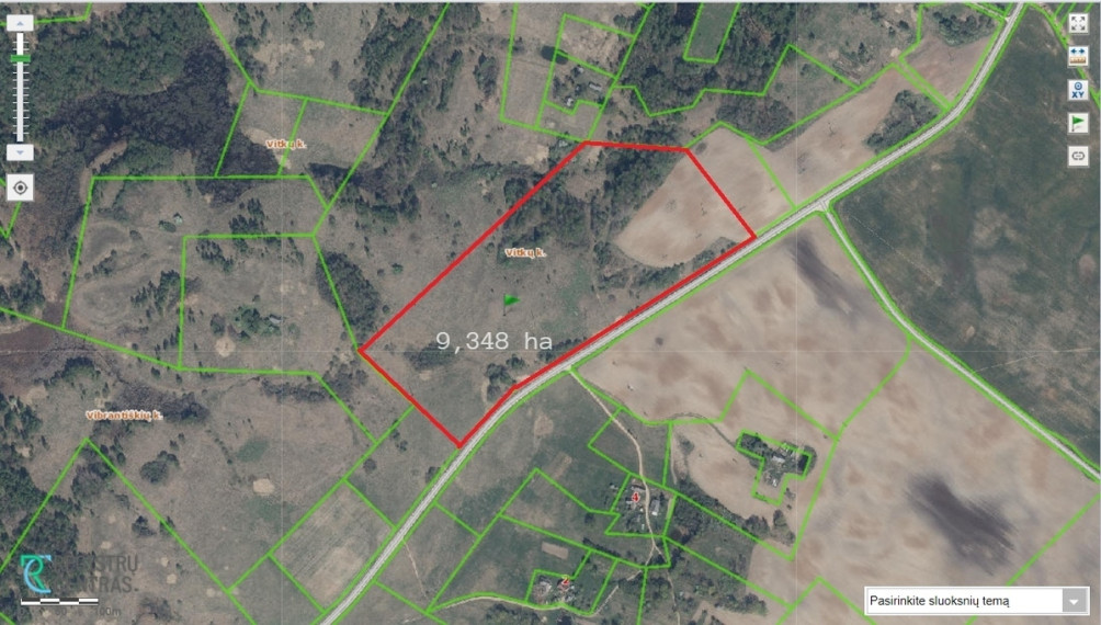 Parduodamas kitos paskirties sklypas Sodų, Paberžės mstl., Vilniaus r. sav., 934.8 a ploto 1