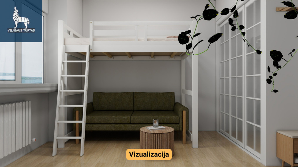 Parduodamas butas Gerosios Vilties g., Vilkpėdė, Vilniaus m., Vilniaus m. sav., 18.64 m2 ploto, 1 kambariai 1