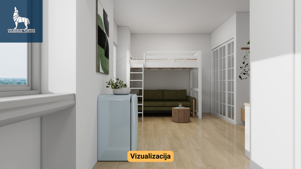 Parduodamas butas Gerosios Vilties g., Vilkpėdė, Vilniaus m., Vilniaus m. sav., 18.64 m2 ploto, 1 kambariai 14