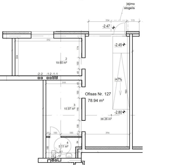 Parduodamos patalpos Rygos g., Justiniškės, Vilniaus m., Vilniaus m. sav., 64.32 m² ploto 16