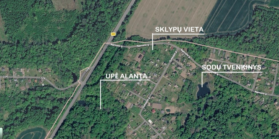 Parduodamas  sklypas Nemuno g., Gaižuvėlės k., Kauno r. sav., 11.66 a ploto 17
