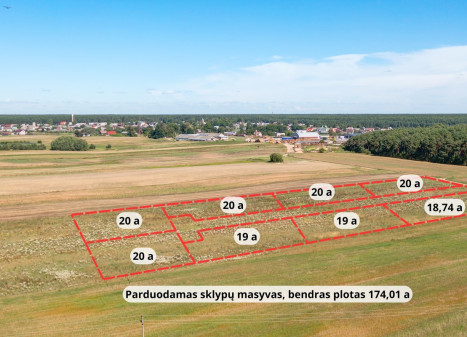 Parduodamas sklypas Merkio g., Paluknio k., Trakų r. sav., 174.01 a ploto Parduodamas sklypas Merkio g., Paluknio k., Trakų r. sav., 174.01 a ploto