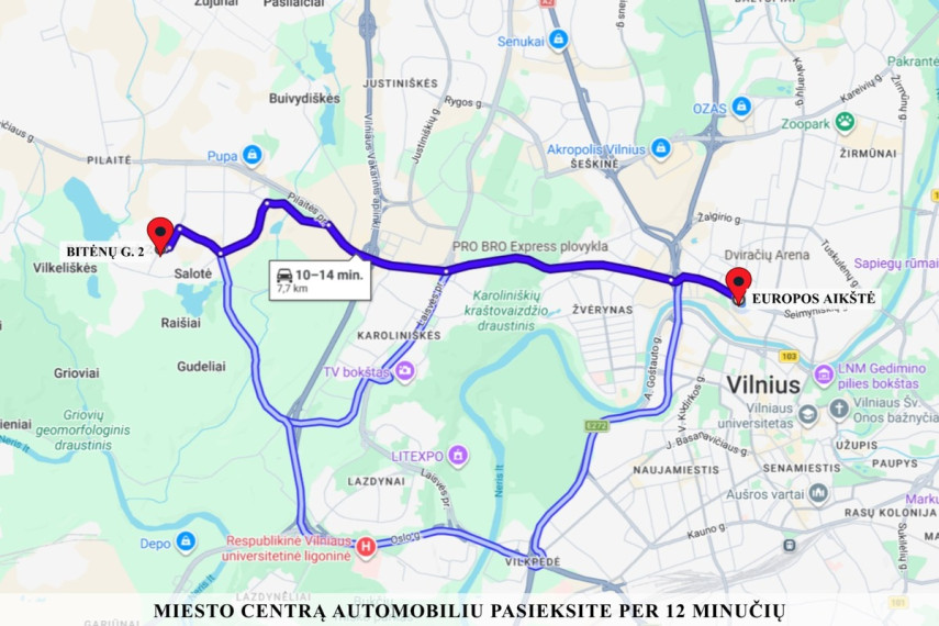 Nuomojamos administracinės, paslaugų, prekybos patalpos Bitėnų g., Vilniaus m., Vilniaus m. sav., 117.2 m2 ploto 27