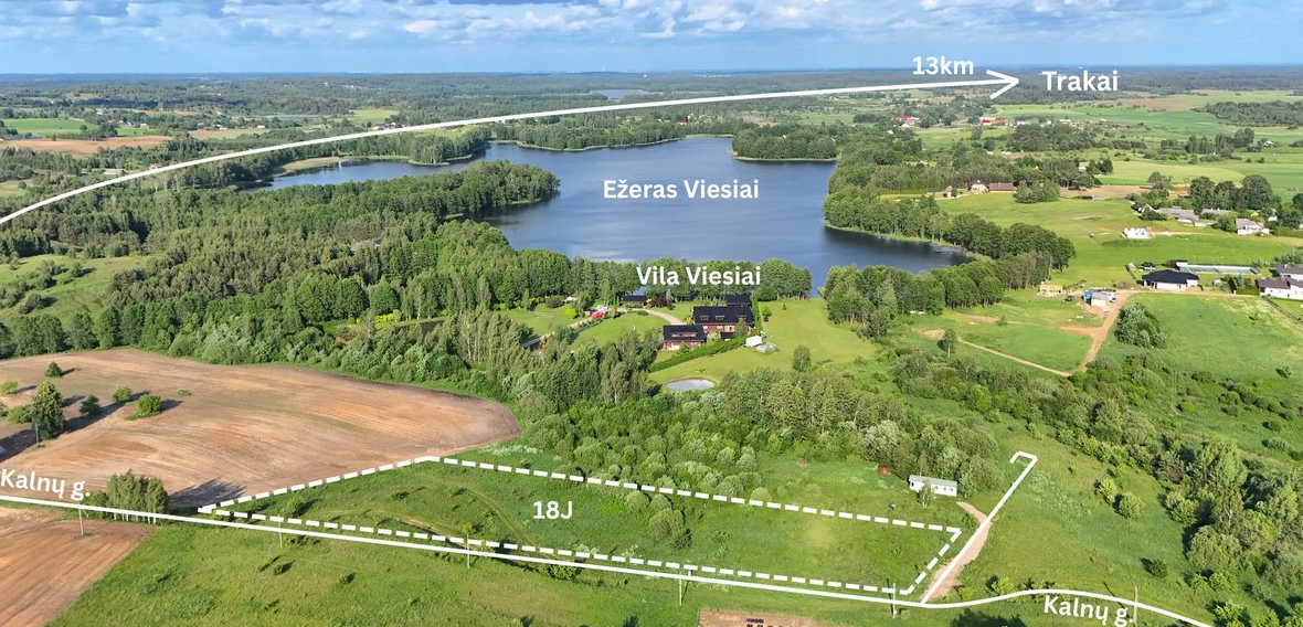Parduodamas sklypas Kalnų g., Meiluškių k., Trakų r. sav., 25.00 a ploto 3
