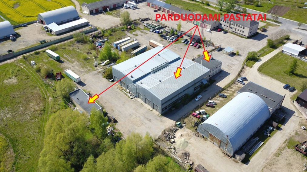 Parduodamos administracinės, gamybinės, kitos paskirties, sandėliavimo patalpos Žemaičių g. , Joniškio m., Joniškio r. sav., 1074.09 m2 ploto 6