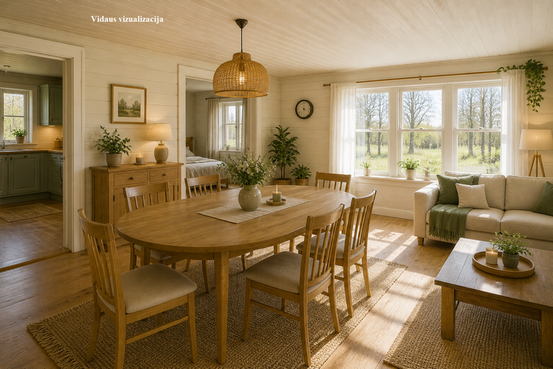 Parduodamas namas Guopio g., Kundrėnų k., Radviliškio r. sav., 61.94 m² ploto 3 kambariai 11