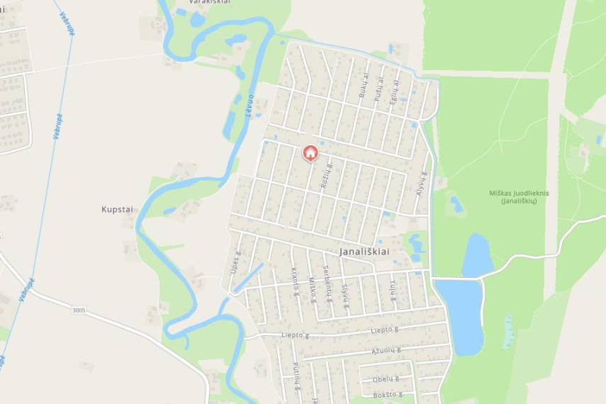 Parduodamas namas Tulpių g., Janališkių k., Panevėžio r. sav., 18.00 m² ploto 2 kambariai 18
