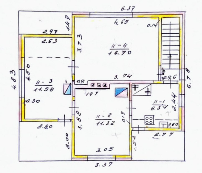 Parduodamas namas J. Pabrėžos g., Kretingos m., Kretingos r. sav., 55 m² ploto 2 kambariai 35