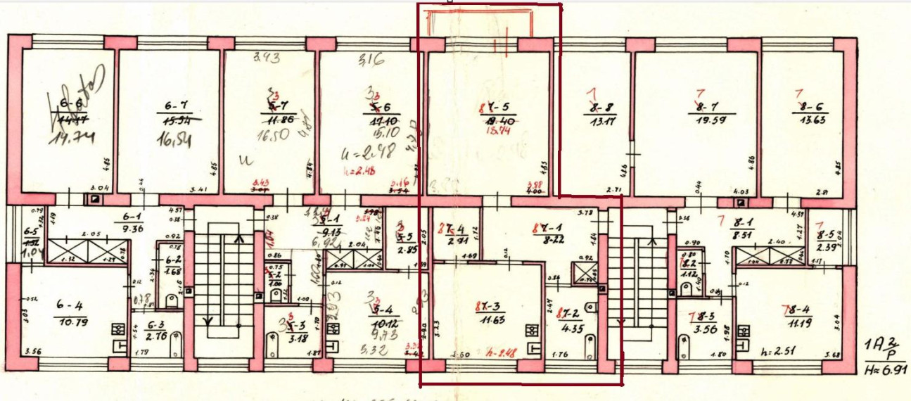 Parduodamas butas Parko g., Bajorų k., Rokiškio r. sav., 45.85 m² ploto 1 kambarys 12