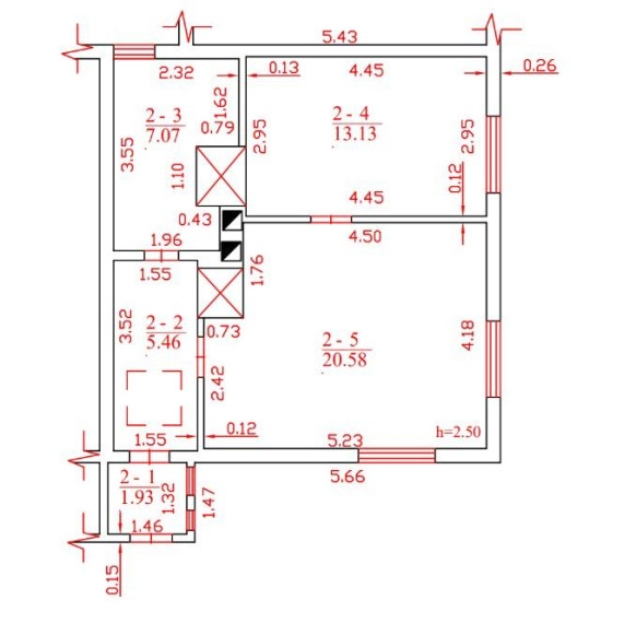Parduodamas butas Sodų g., Švenčionėlių m., Švenčionių r. sav., 59.74 m² ploto 5 kambariai 14
