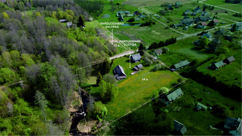 Parduodamas namas Alksnio g., Pamusių k., Varėnos r. sav., 66 m2 ploto, 1 aukštai 13