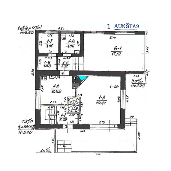 Parduodamas namas Kryžiokų g., Balsiai, Vilniaus m., Vilniaus m. sav., 96.6 m2 ploto, 2 aukštai 11