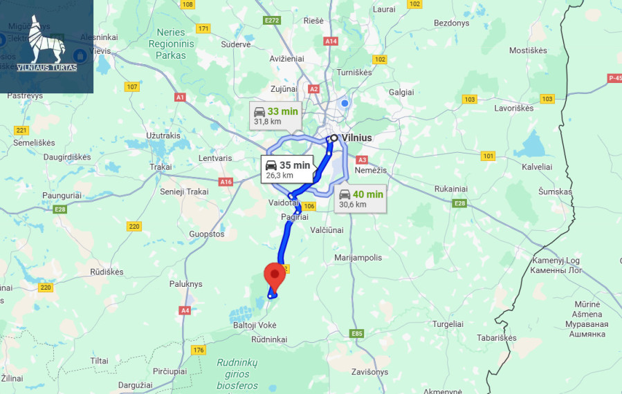 Parduodamas kitos paskirties sklypas Gulbių g., Papiškių k., Vilniaus r. sav., 53.43 a ploto 3