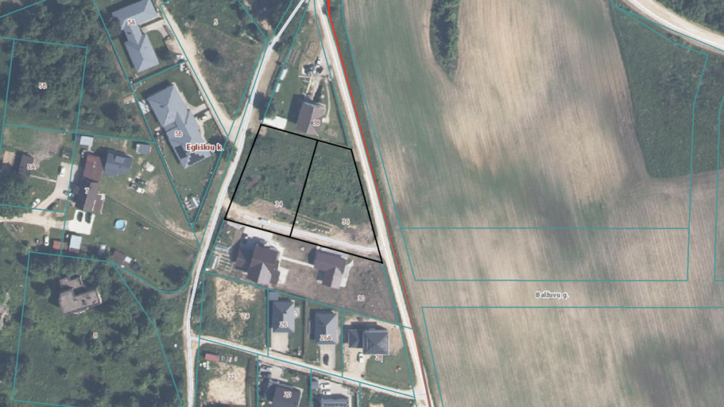 Parduodamas namų valdos paskirties sklypas Tarandė, Vilniaus m., Vilniaus m. sav., 13.47 a ploto 7