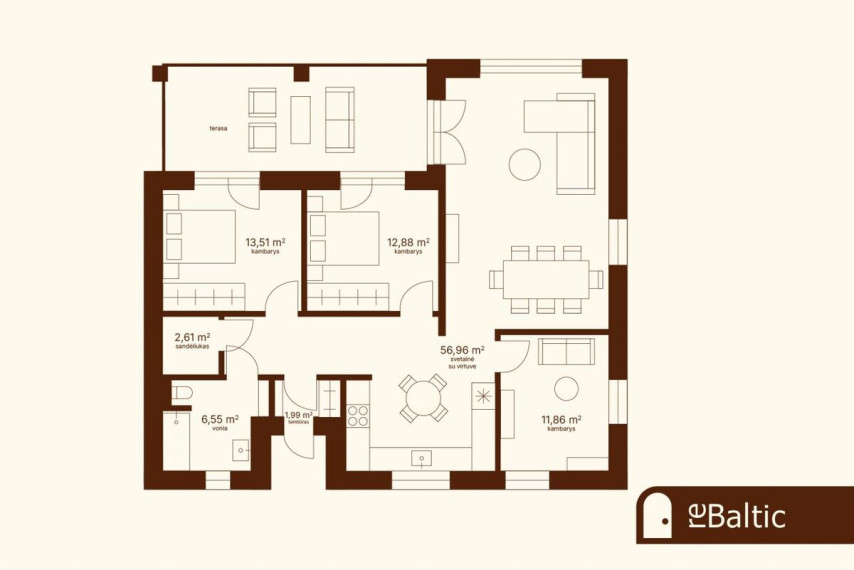 Parduodamas namas Varniškių k., Vilniaus r. sav., 230.52 m2 ploto, 1 aukštai 41